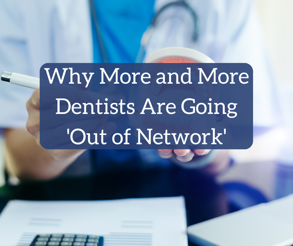 what does it mean when dentist is out of network
